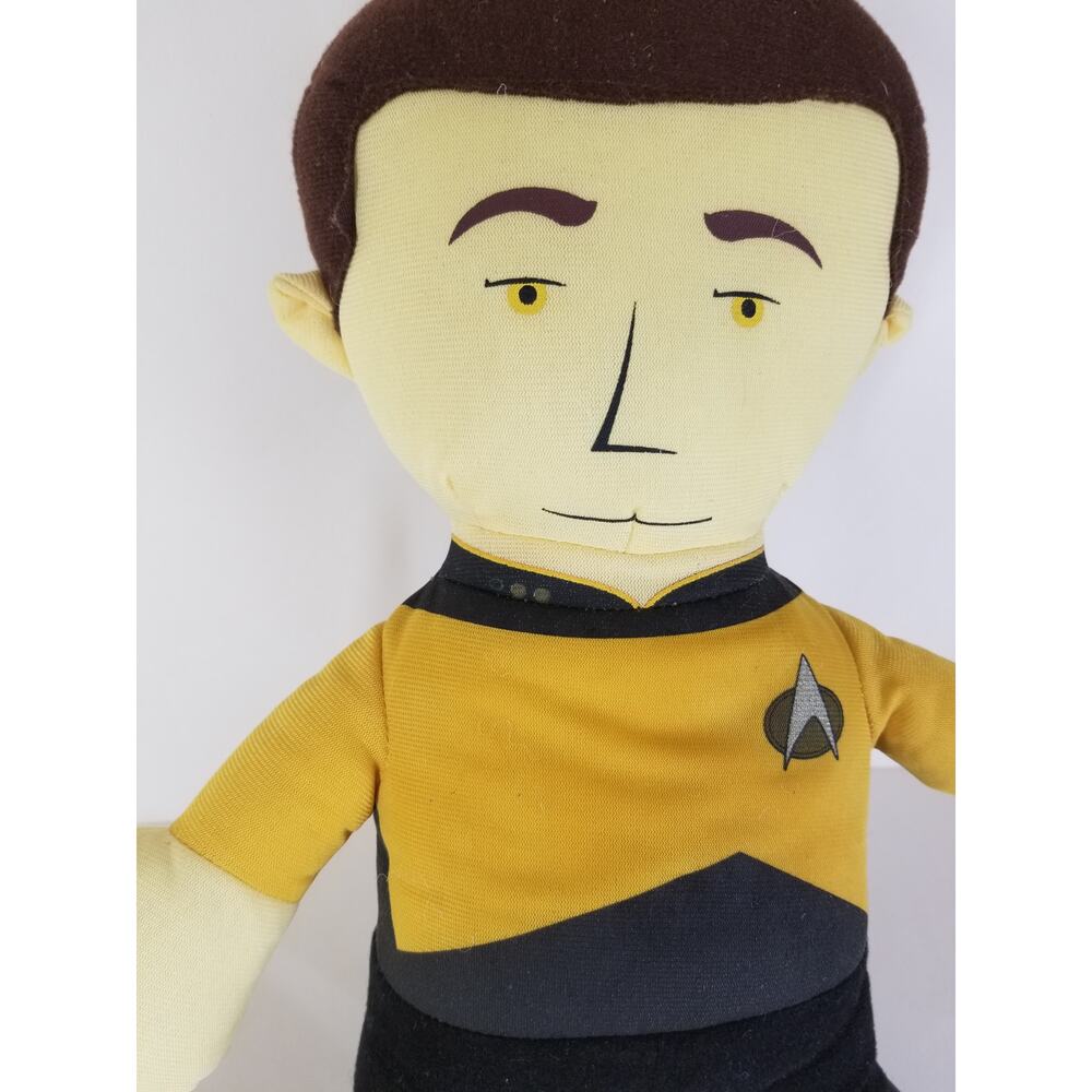 Data - Star Trek 15" Plush by Toy Factory New with Tags Stuffed Animal TNG 2013 - Picture 2 of 5